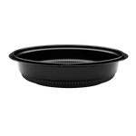 Karat 32 oz PP Round Microwaveable Container, Black — 150 ct — product photo 3