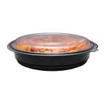 Karat 32 oz PP Round Microwaveable Container, Black — 150 ct — product photo 9