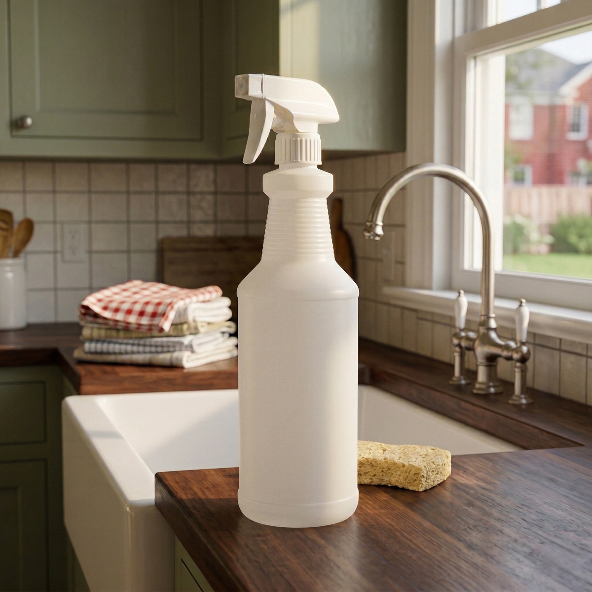 Karat 32 oz Spray Bottle, HDPE — 1 set