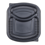 Karat 36 oz Microwaveable Take-Out Box, 2-Compartment, PP, Black — 300 ct — product photo 5
