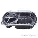 Karat 36 oz Microwaveable Take-Out Box, 3-Compartment, PP, Black — 300 ct — product photo 7