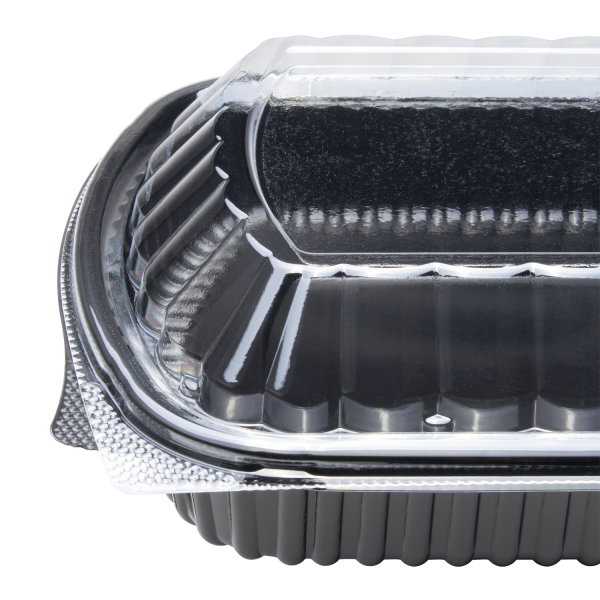 Karat 36 oz Microwaveable Take-Out Box, PP, Black — 300 ct — product photo 8