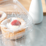 Karat 36 oz PET Tamper Resistant Hinged Deli Containers w/Flat Lid, Rectangular — 150 sets — product photo 4