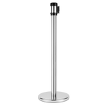 Karat 38" Silver Guidance Stanchion with 78" Black Retractable Belt — Set of 2 — product photo 4