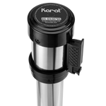 Karat 38" Silver Guidance Stanchion with 78" Black Retractable Belt — Set of 2 — product photo 5