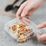 Karat 4 oz Hinged Deli Container, PET — 400 ct — product photo 3