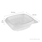 Karat 4 oz Hinged Deli Container, PET — 400 ct — product photo 5
