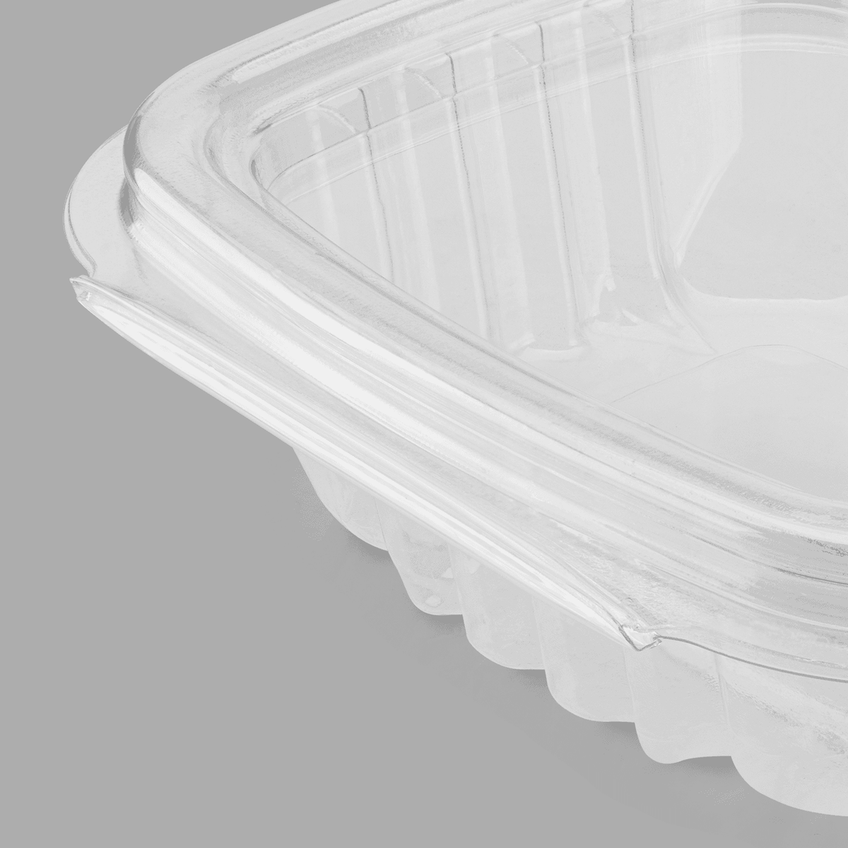 Karat 4 oz Hinged Deli Container, PET — 400 ct — product photo 6