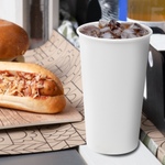Karat 44 oz Cold Paper Cup (115 mm), White — 500 ct