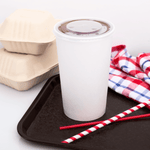 Karat 44 oz Cold Paper Cup (115 mm), White — 500 ct — product photo 6