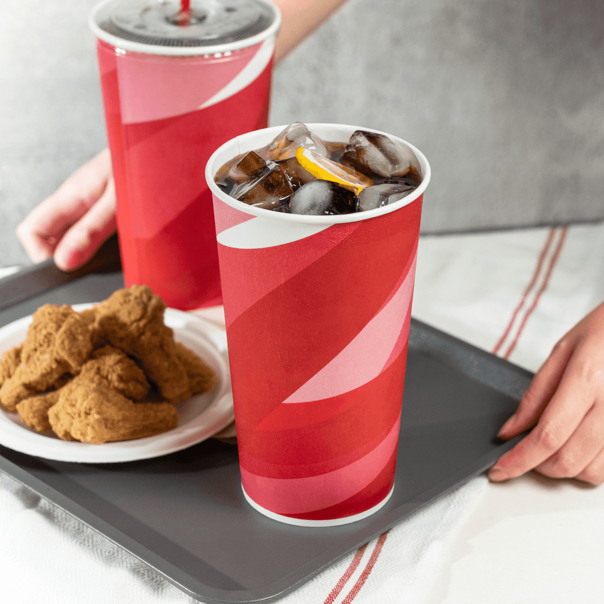 Karat 44 oz Paper Cold Cups, 115 mm, Kold Print — 500 ct — product photo 4