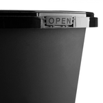 Karat 44 oz PP Tamper Resistant Injection Molded Microwaveable Black Food Container w/Clear lid — 150 sets — product photo 6