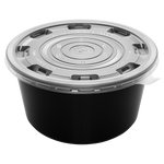 Karat 48 oz Disposable Bowls, Black, Injection Molded PP, 179 mm — 300 ct — product photo 8