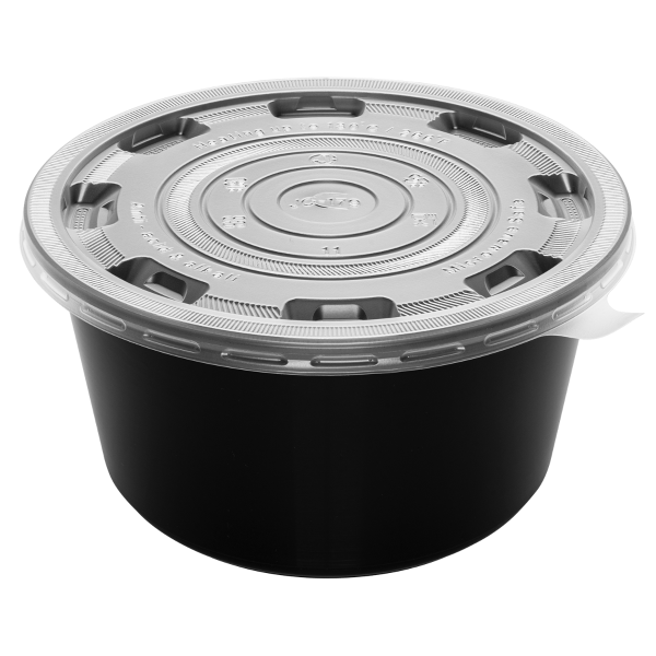 Karat 48 oz Disposable Bowls, Black, Injection Molded PP, 179 mm — 300 ct — product photo 8