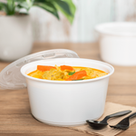 Karat 48 oz Disposable Bowls, White, Injection Molded PP, 179 mm — 300 ct