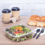 Karat 48 oz PET Tamper Resistant Deli Containers with Flat Lid — 120 sets — product photo 4