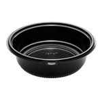 Karat 48 oz PP Round Microwaveable Container, Black — 150 ct — product photo 2