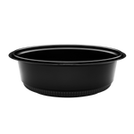 Karat 48 oz PP Round Microwaveable Container, Black — 150 ct — product photo 3