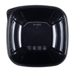 Karat 48 oz Square Disposable Salad Bowl, PET, Black — 300 ct — product photo 6