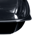 Karat 48 oz Square Disposable Salad Bowl, PET, Black — 300 ct — product photo 9