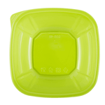 Karat 48 oz Square Disposable Salad Bowl, PET, Green — 300 ct — product photo 6