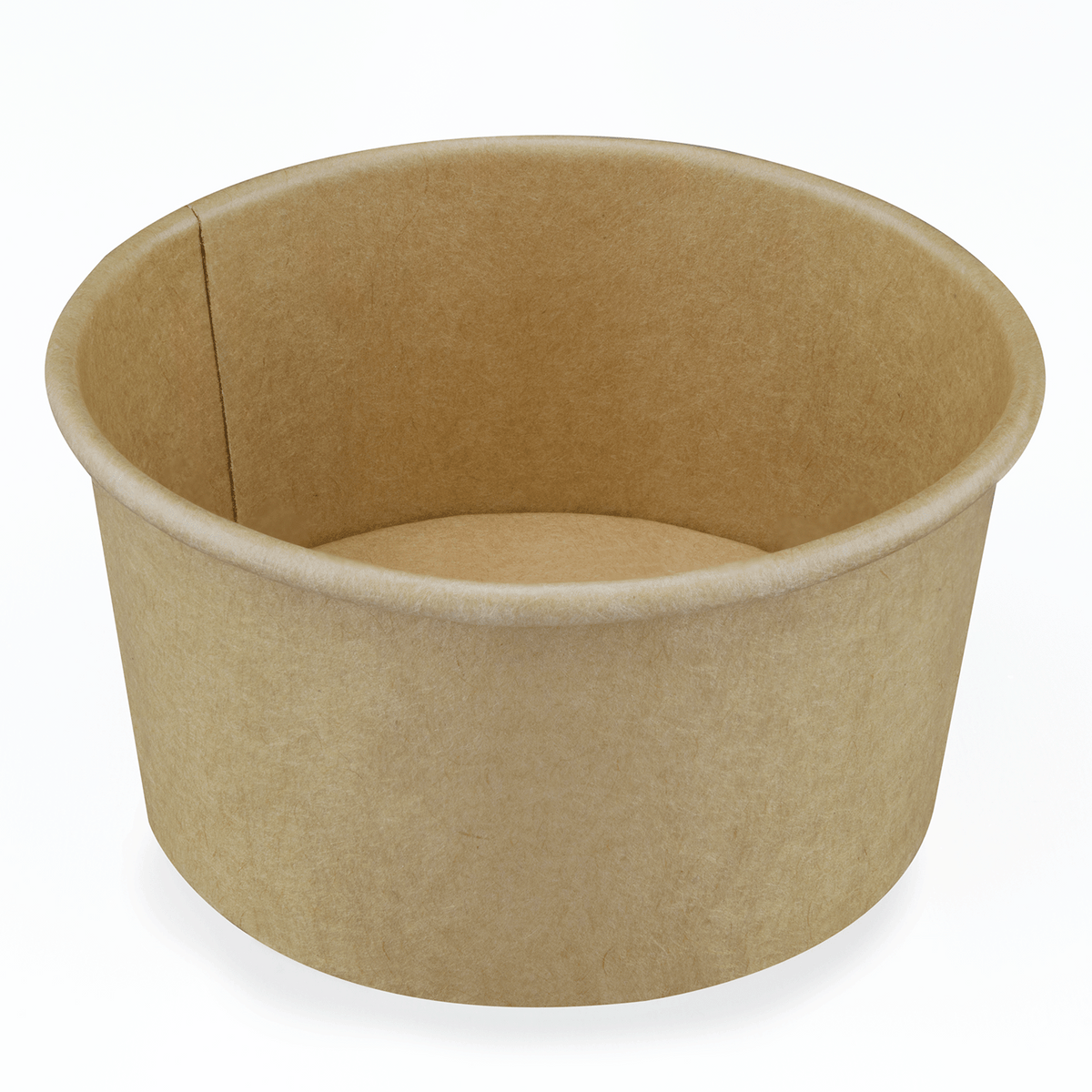 Karat 6 oz Gourmet Paper Food Container, Kraft, 96 mm — 500 ct — product photo 2