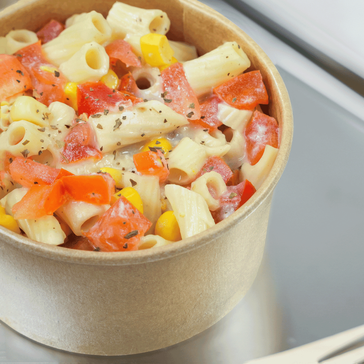 Karat 6 oz Gourmet Paper Food Container, Kraft, 96 mm — 500 ct — product photo 3