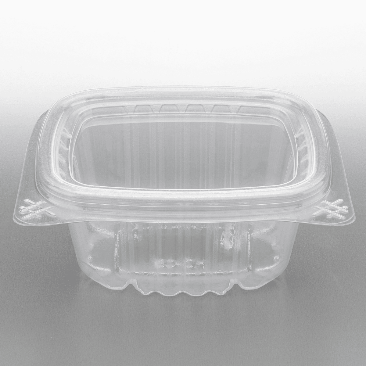 Karat 6 oz Hinged Deli Container, PET — 400 ct — product photo 2