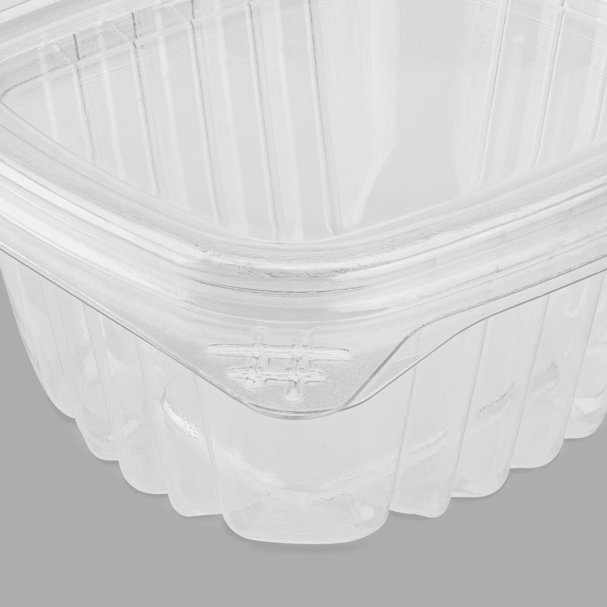 Karat 6 oz Hinged Deli Container, PET — 400 ct — product photo 6