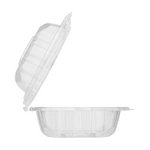 Karat 6''x 6'' Hinged Food Containers, PP, Clear — 300 ct — product photo 7