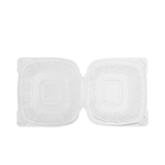 Karat 6''x 6'' Hinged Food Containers, PP, Clear — 300 ct — product photo 8
