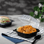 Karat 6" x 6" Premium PP Hinged Container — 300 ct