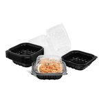 Karat 6" x 6" Premium PP Hinged Container — 300 ct — product photo 2