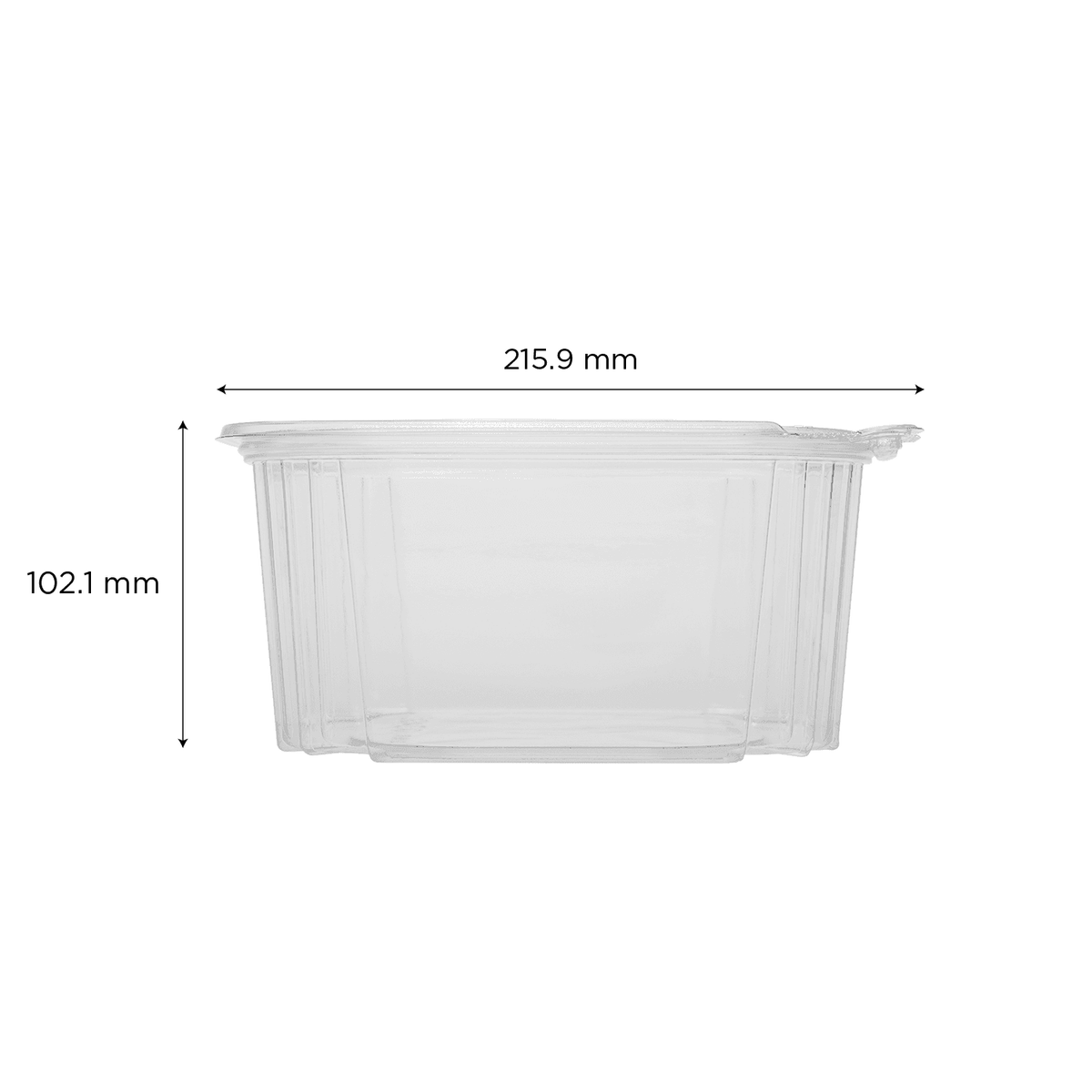 Karat 64 oz PET Tamper Resistant Deli Containers with Flat Lid — 120 sets — product photo 5