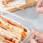 Karat 64 oz PET Tamper Resistant Hinged Deli Containers w/Flat Lid — 150 sets — product photo 3