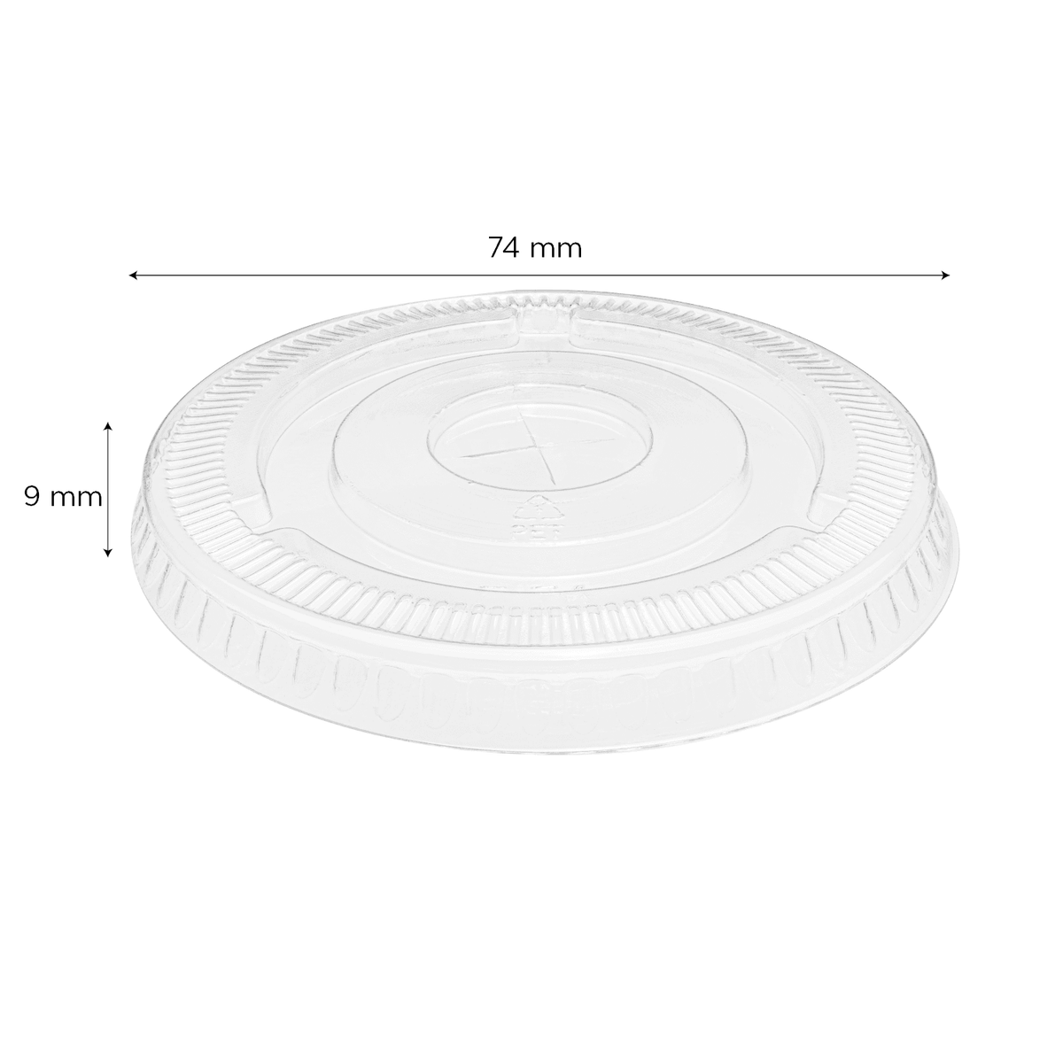 Karat 7 oz Cup Lids, PET, 74 mm — 1,000 ct — product photo 6