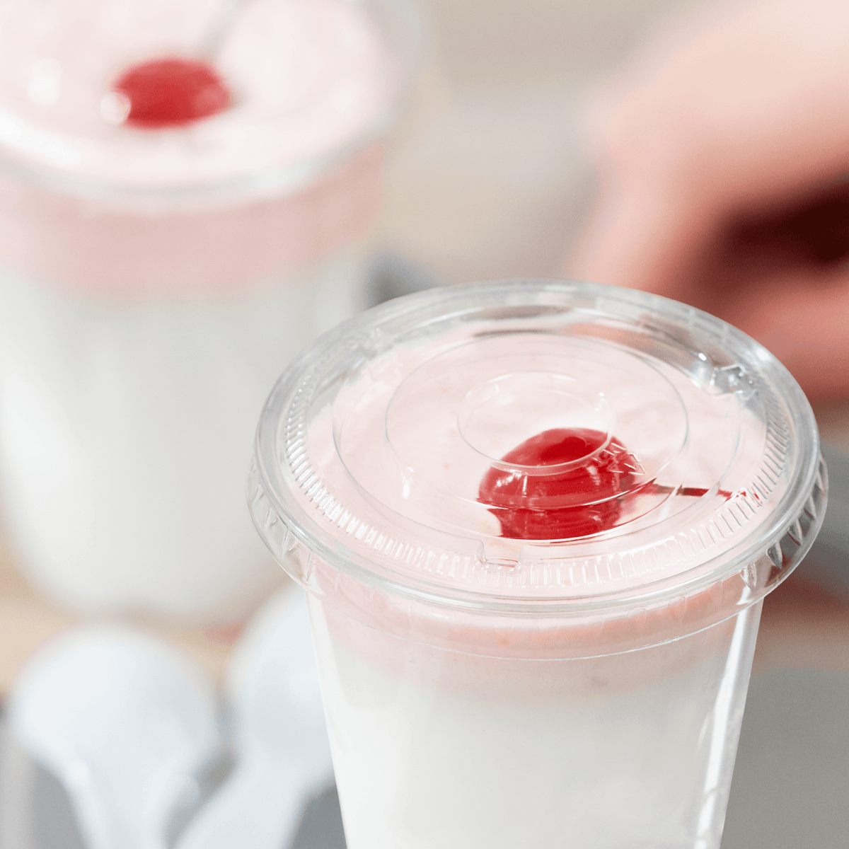 Karat 7 oz Cup Lids, PET, No Hole, 74 mm — 1,000 ct — product photo 3