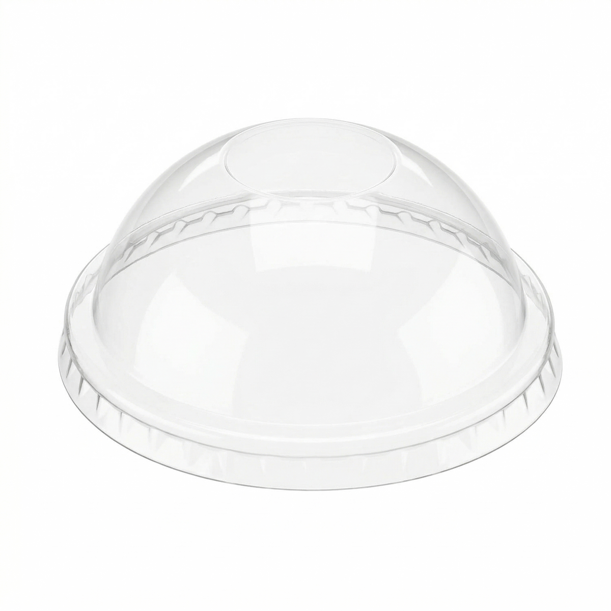 Karat 7 oz Dome Cup Lids, PET, No Hole, 74 mm — 1,000 ct — product photo 2