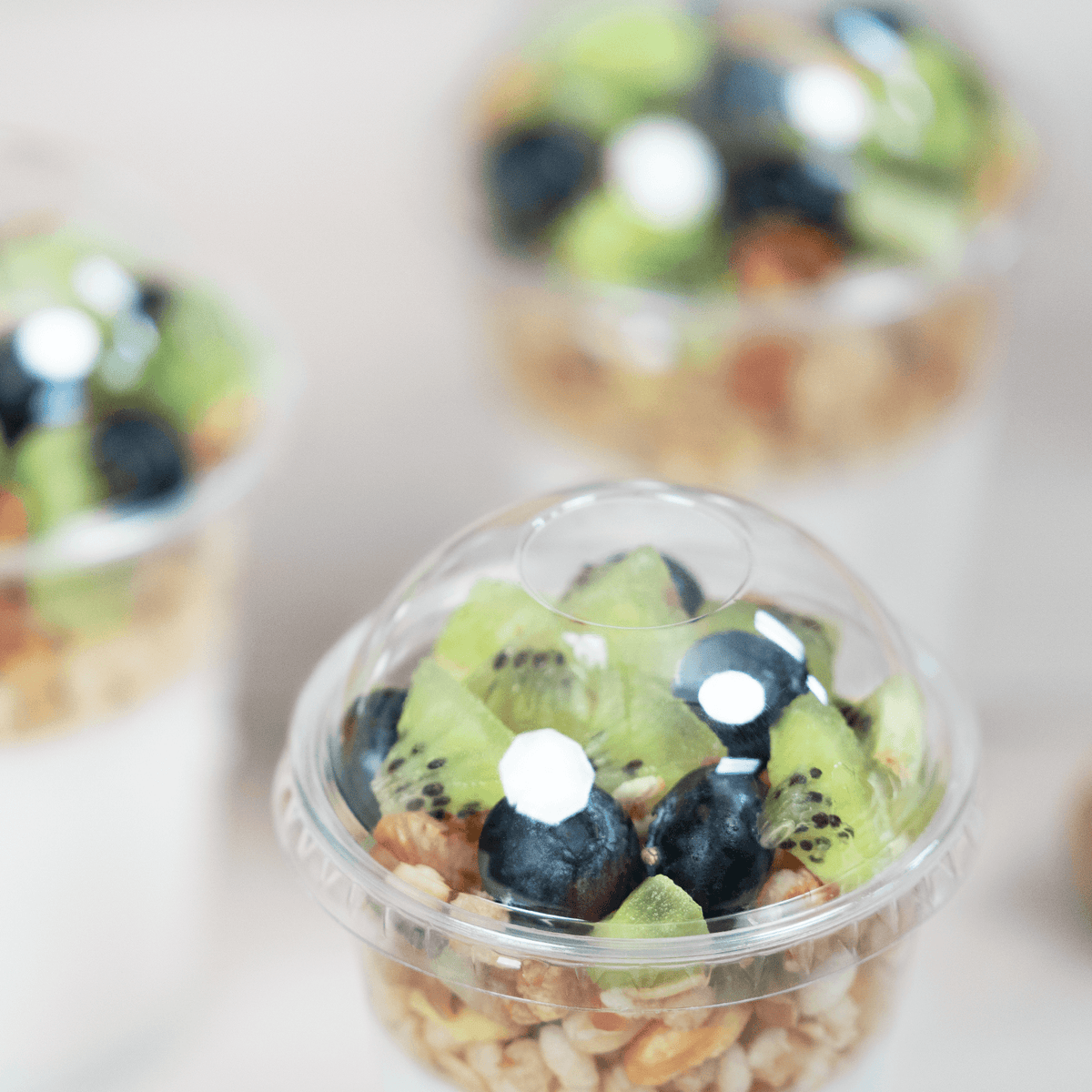 Karat 7 oz Dome Cup Lids, PET, No Hole, 74 mm — 1,000 ct — product photo 4