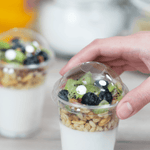 Karat 7 oz Dome Cup Lids, PET, No Hole, 74 mm — 1,000 ct — product photo 5