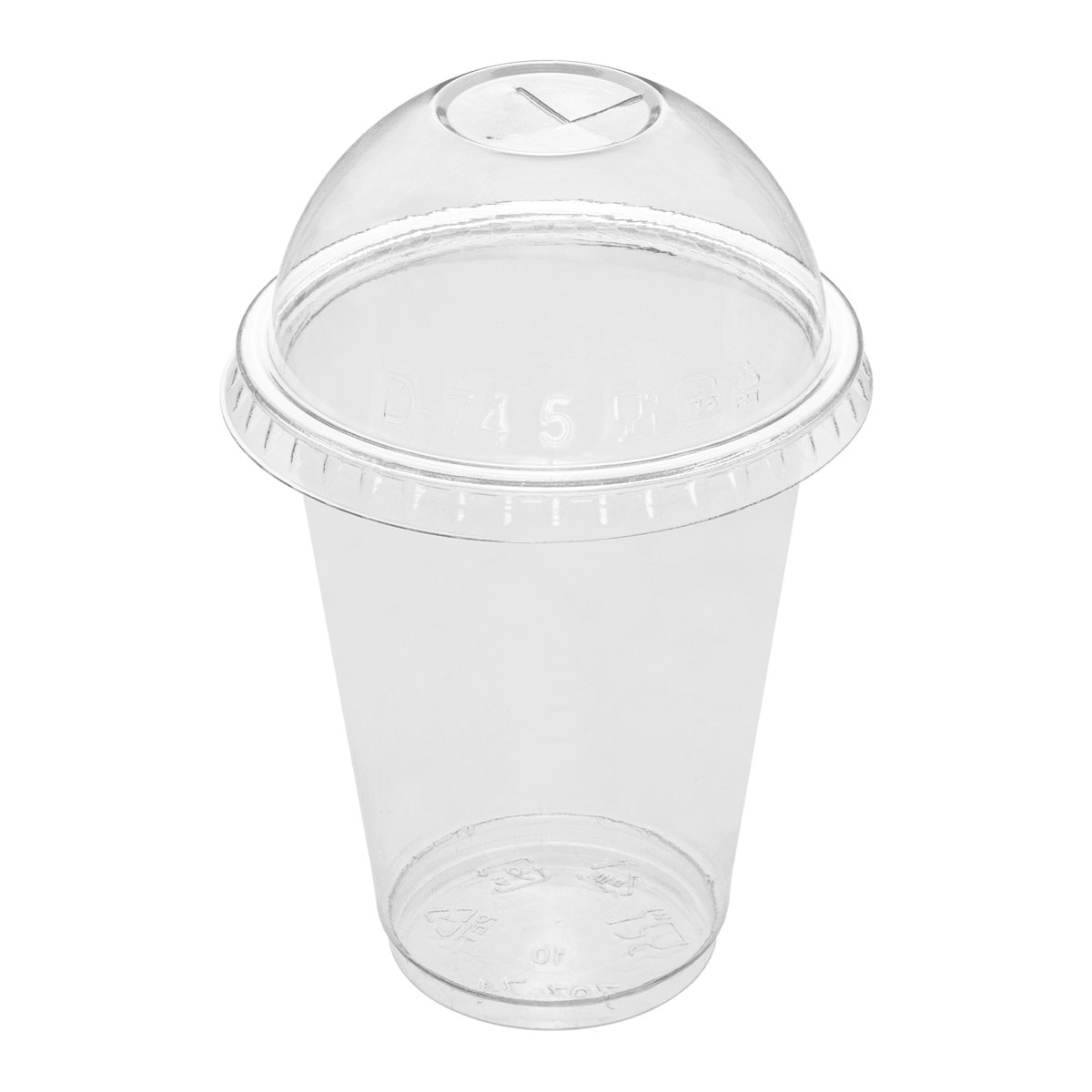 Karat 7 oz Plastic Dome Cup Lids, PET, 74 mm — 1,000 ct — product photo 8