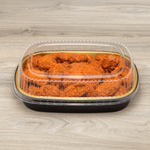 Karat 72 oz Black and Gold Aluminum Pans with PET Dome Lids — 50 sets — product photo 3