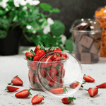 Karat 8-32 oz Deli Container Dome Lids, PET, 117 mm — 500 ct