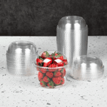 Karat 8-32 oz Deli Container Dome Lids, PET, 117 mm — 500 ct — product photo 3