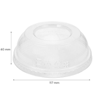 Karat 8-32 oz Deli Container Dome Lids, PET, 117 mm — 500 ct — product photo 6