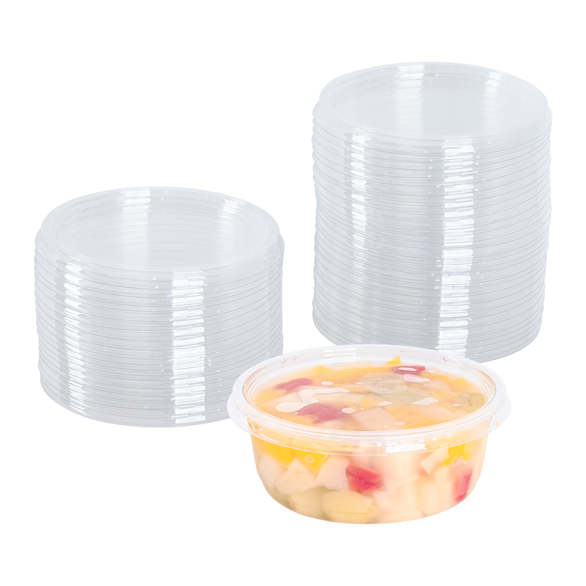 Karat 8-32 oz Deli Container Lids, PET, 117 mm — 500 ct — product photo 2