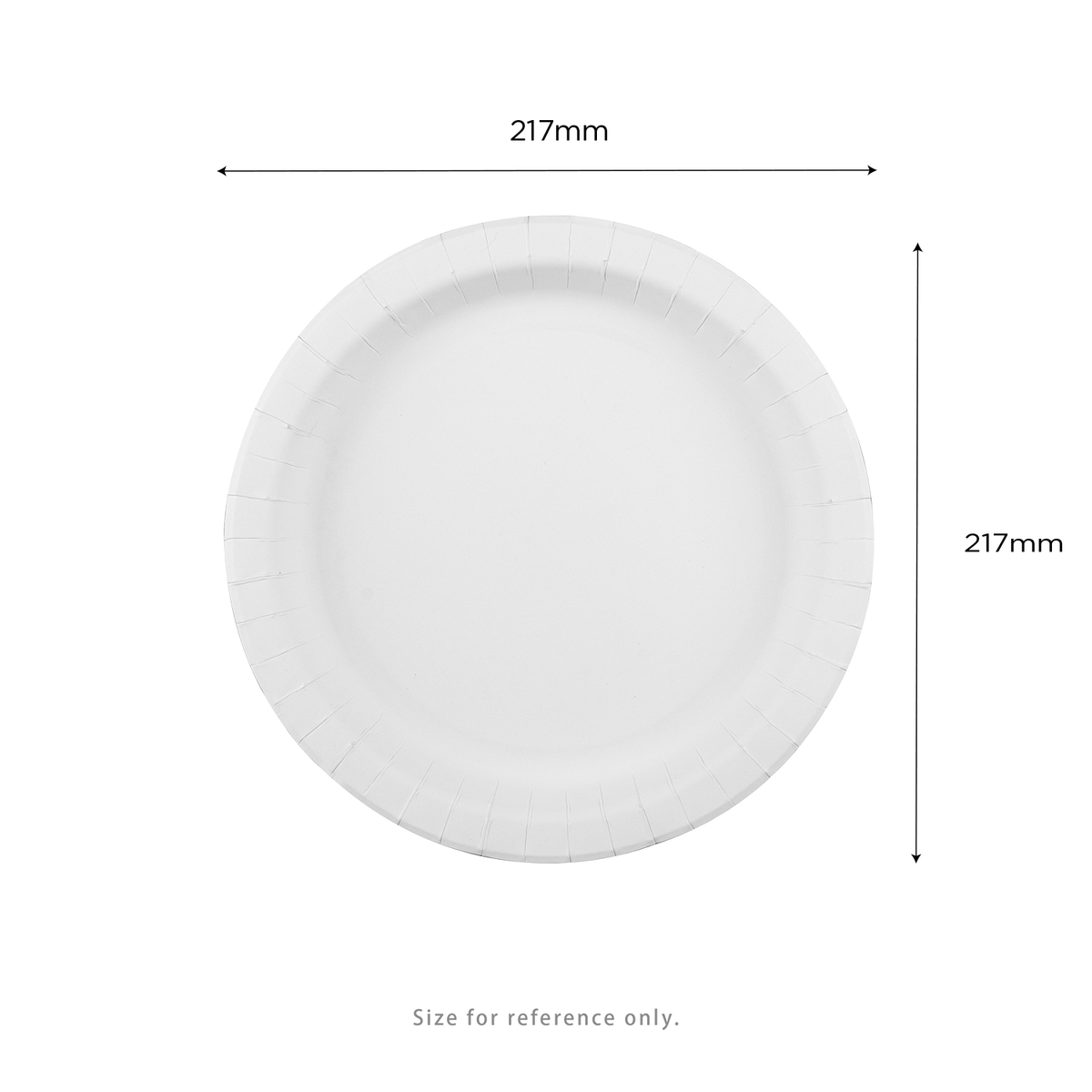 Karat 8.5" White Paper Plate — 200 pcs — product photo 5