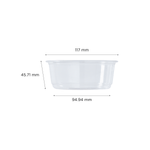 Karat 8 oz Deli Containers, PET, 117 mm — 500 ct — product photo 5