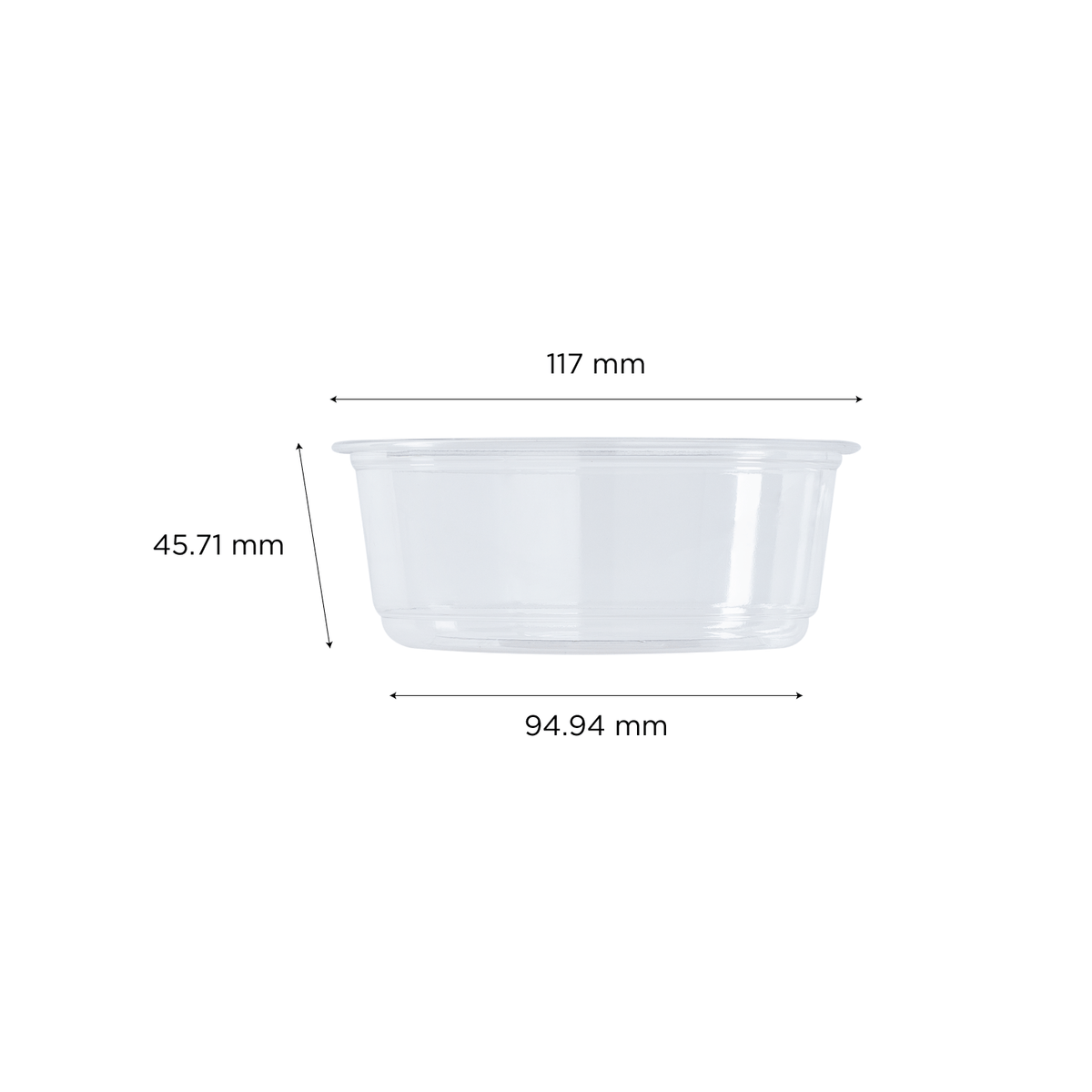 Karat 8 oz Deli Containers, PET, 117 mm — 500 ct — product photo 5