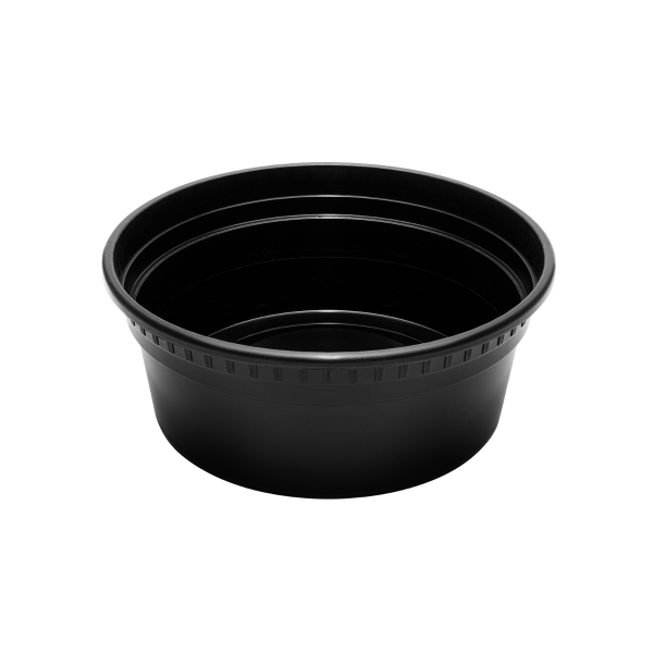 Karat 8 oz Deli Containers with Lids, Injection Molded PP, Black — 240 sets — product photo 7